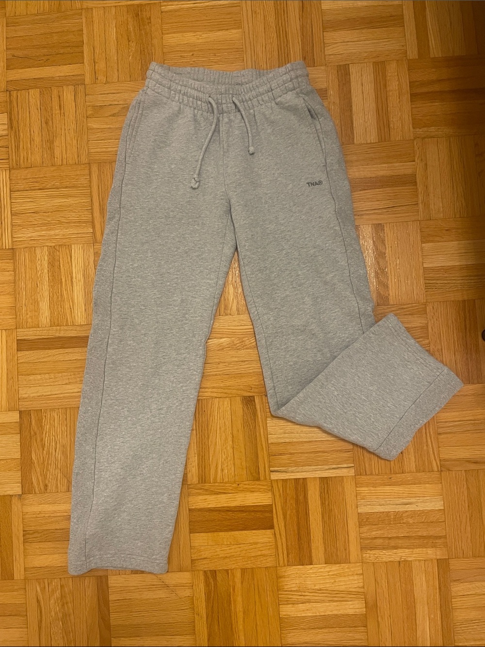 TNA Sweatfleece Joggers Boyfriend Fit - Heather Chrome